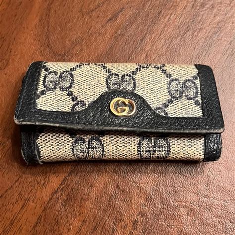 gucci monogram key ring|gucci keychain for sale.